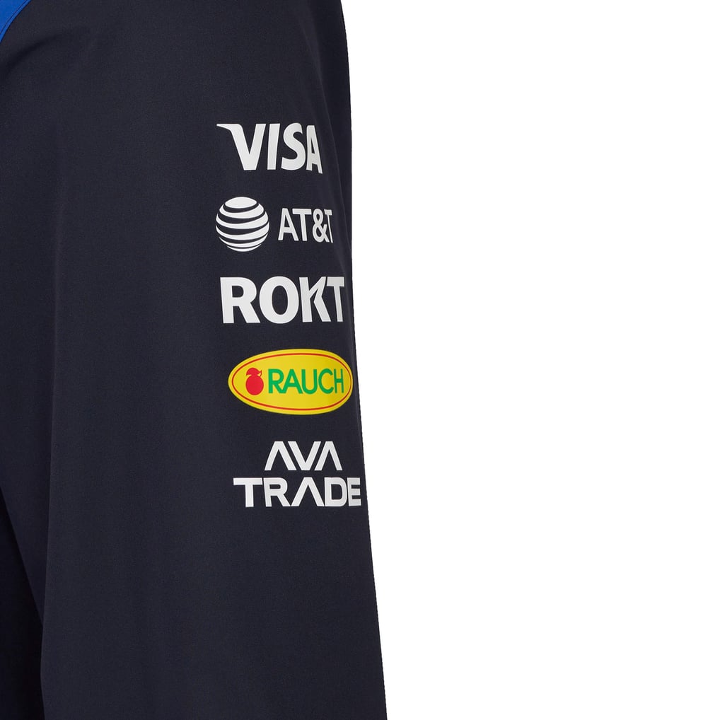 Oracle Red Bull Racing 2026 Replica Long Sleeve Water-Resistant Jacket - Navy