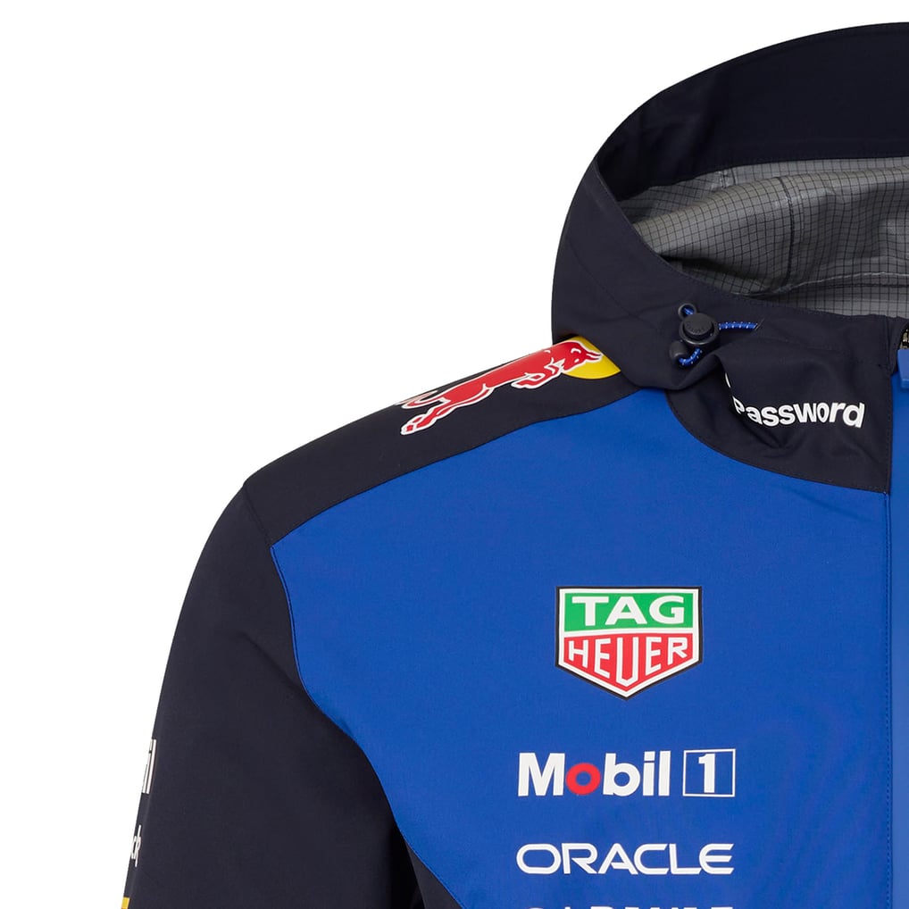 Oracle Red Bull Racing 2026 Replica Long Sleeve Water-Resistant Jacket - Navy