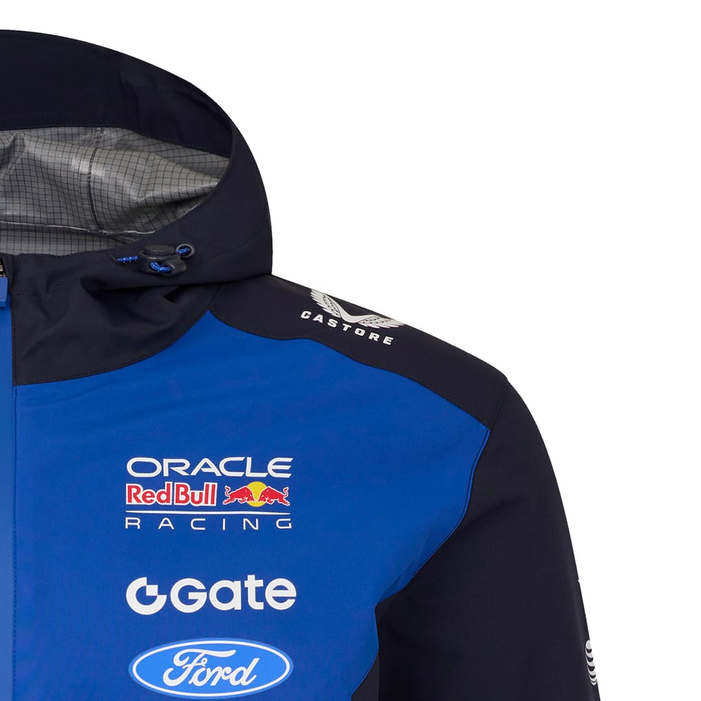 Oracle Red Bull Racing 2026 Replica Long Sleeve Water-Resistant Jacket - Navy
