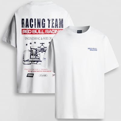 Red Bull Racing Pepe Jeans Racing Car T-Shirt - White