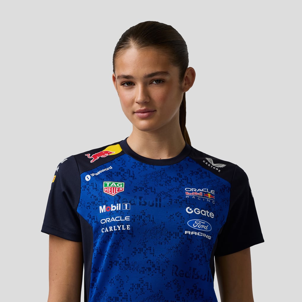 Castore Red Bull Racing Women's Blue/Navy Set Up AerTek T-Shirt