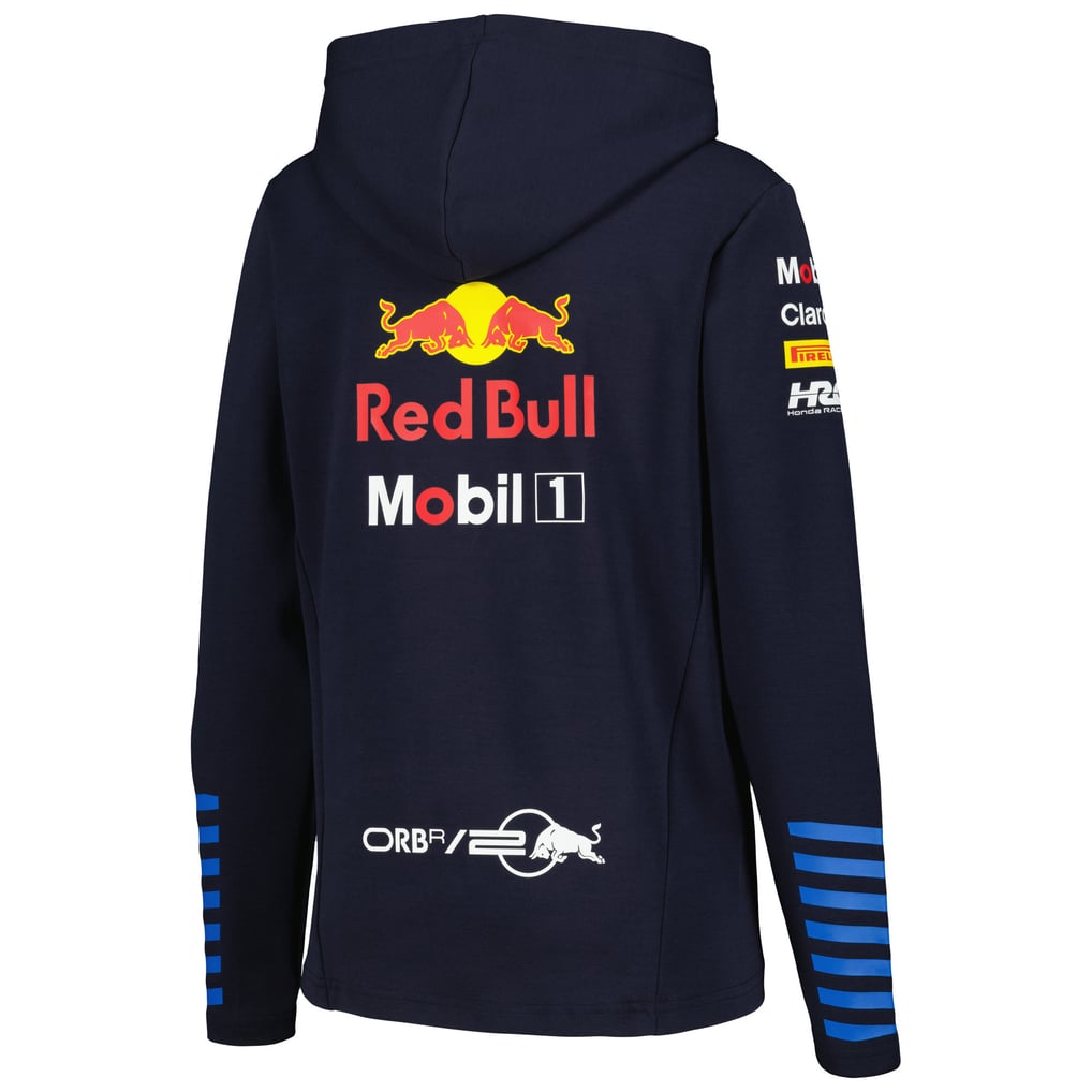 Red Bull Racing Castore Women's 2024 Team Tri-Blend Pullover Hoodie - Navy
