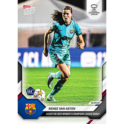 Renee van Asten - 2026-27 UWCL Topps NOW® - Card 4