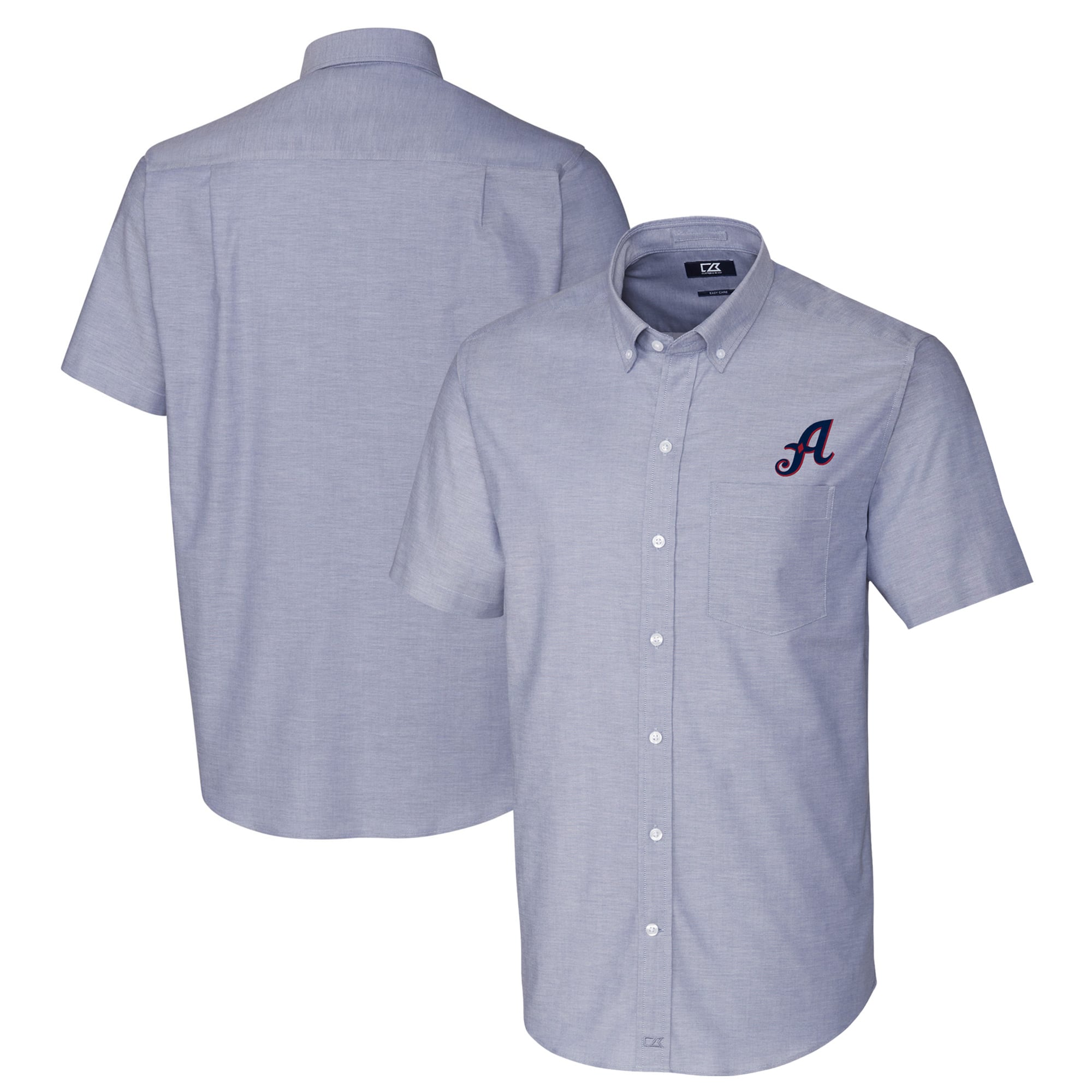 Men's Reno Aces Cutter & Buck Light Blue Big & Tall Oxford Stretch ...