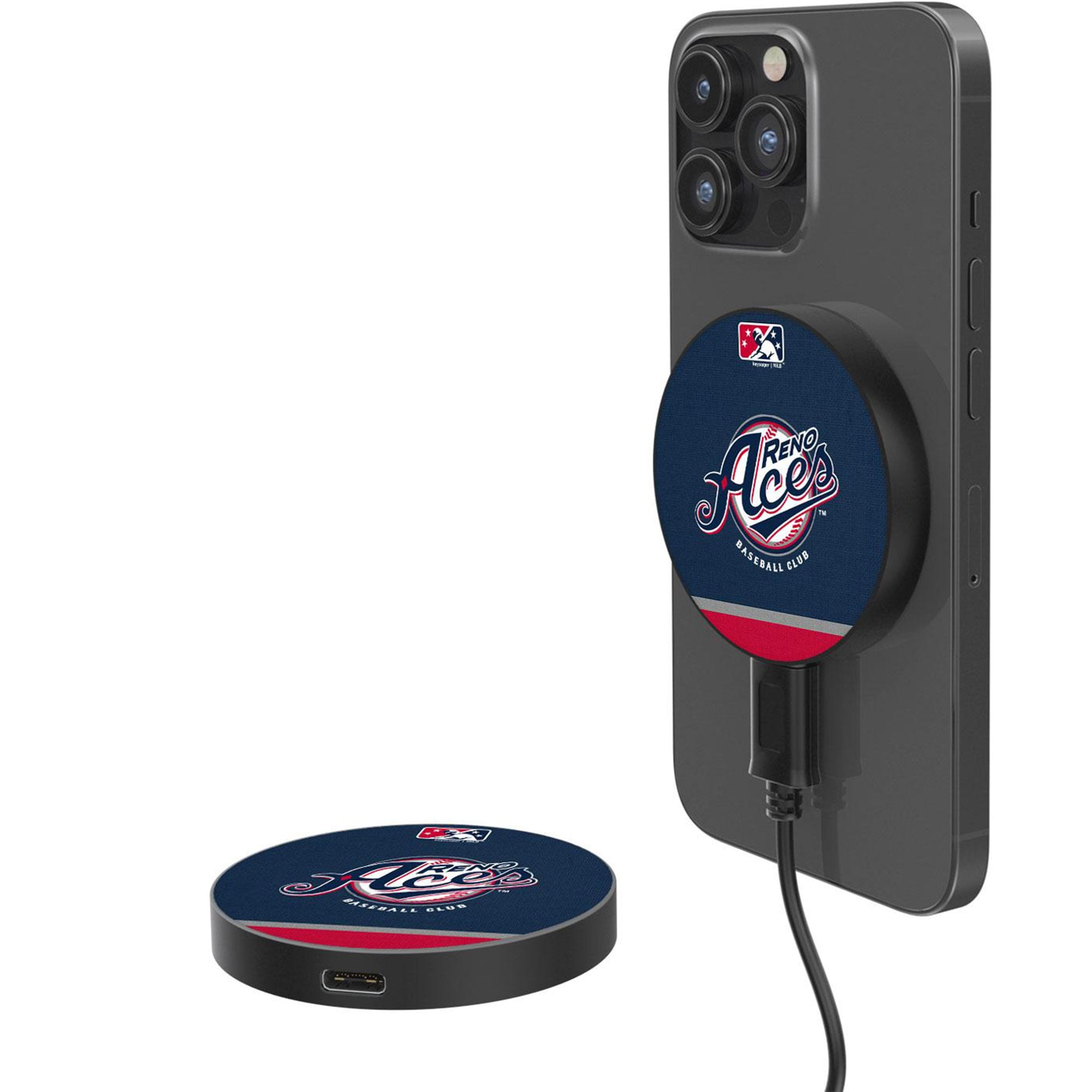 Reno Aces 10-Watt Football Design Wireless Magnetic Charger