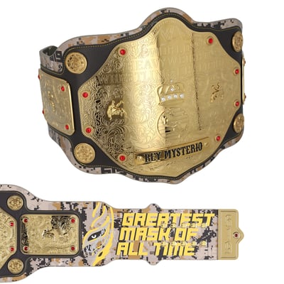 Rey Mysterio WWE Autographed Fanatics Authentic 619 San Diego Signature Series Title Belt