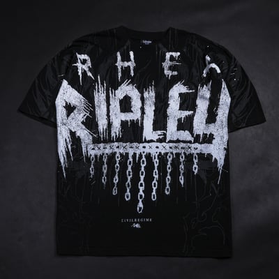 Rhea Ripley Civil Regime x WWE Rage Against Mami American Classic Oversized T-Shirt - Black