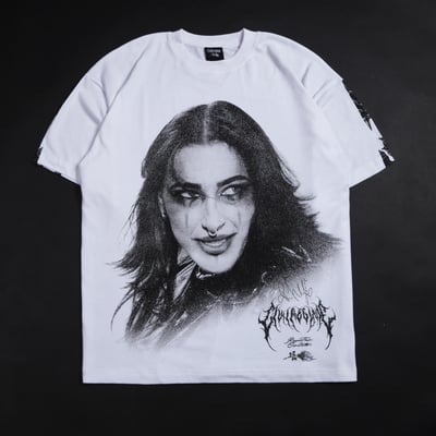 Rhea Ripley Civil Regime x WWE Thorns of Brutality American Classic Oversized T-Shirt - White