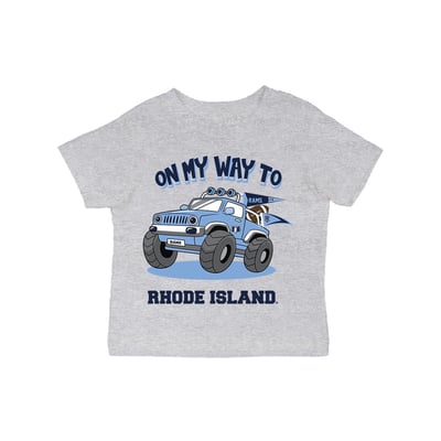 Rhode Island Rams Vive La Fete Infant On My Way T-Shirt - Gray