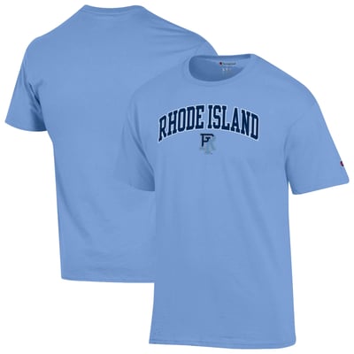 Rhode Island Rams Champion Arch Logo T-Shirt - Light Blue