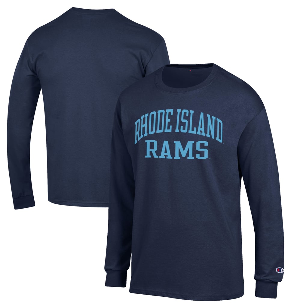 Rhode Island Rams Champion Jersey Long Sleeve T-Shirt - Navy