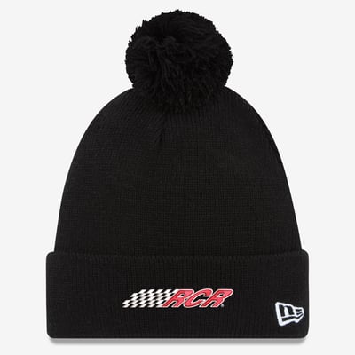  Richard Childress Racing New Era RCR Knit Hat with Pom - Black