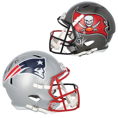 Rob Gronkowski Autographed Fanatics Authentic Riddell Speed Replica Helmet