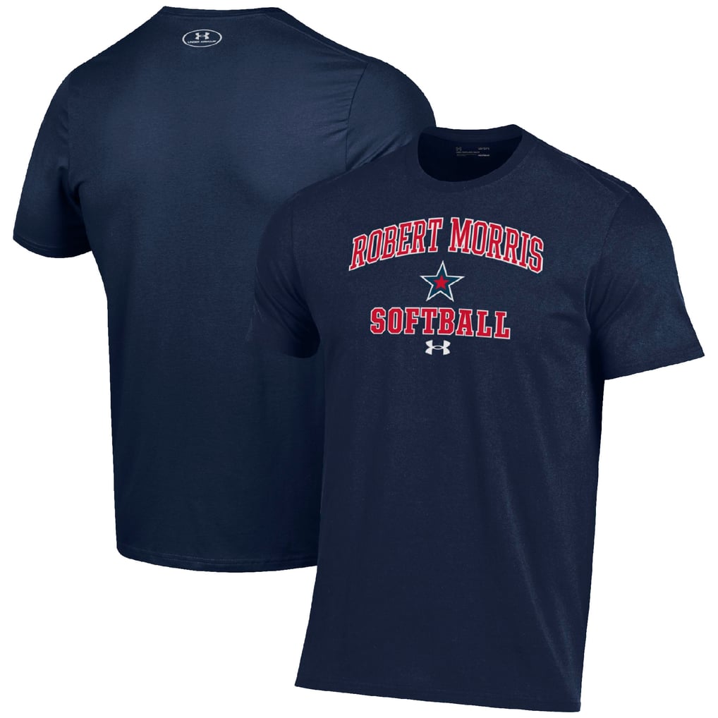 Robert Morris Colonials Under Armour Arch Softball Performance T-Shirt - Navy