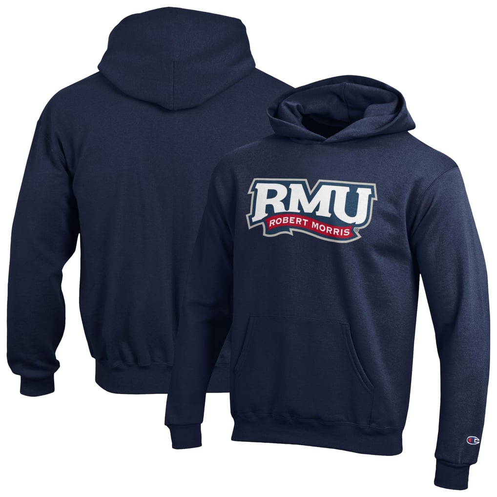 Robert Morris Colonials Champion Youth Eco Powerblend Pullover Hoodie - Navy