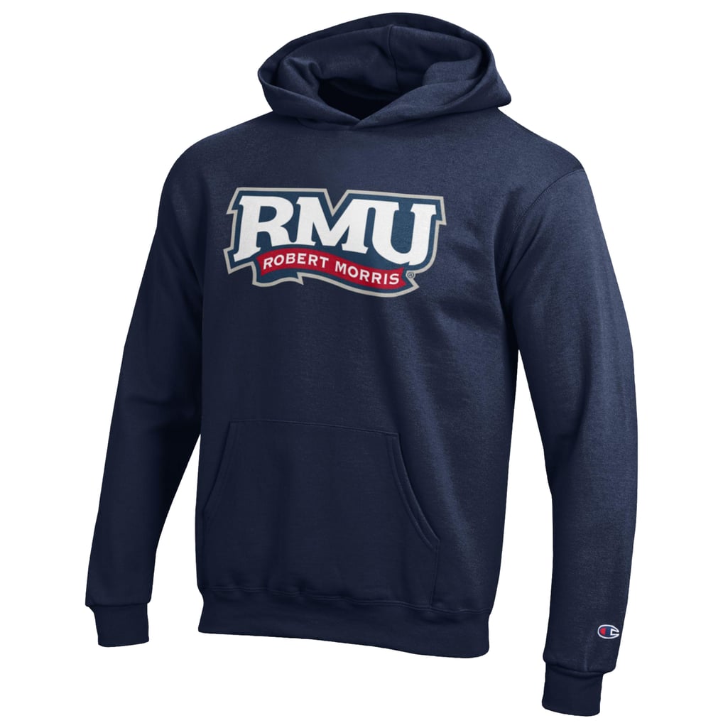 Robert Morris Colonials Champion Youth Eco Powerblend Pullover Hoodie - Navy