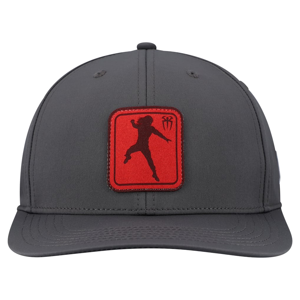 Roman Reigns WWE Silhouette Microsuede Patch Back 9 Snapback Hat - Dark Grey