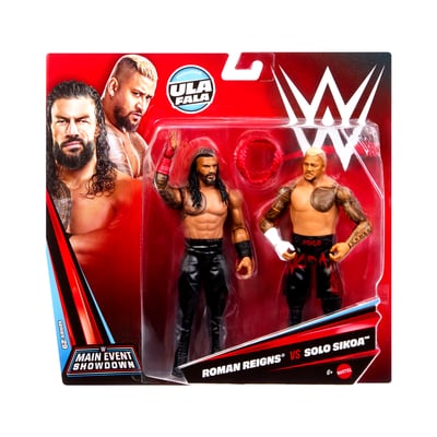 Roman Reigns vs. Solo Sikoa WWE Mattel Championship Showdown Series 29 Two-Pack Action Figure 