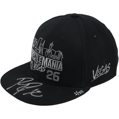Roman Reigns WWE Autographed Black Out WrestleMania 42 Cap - Limited Edition #1/25