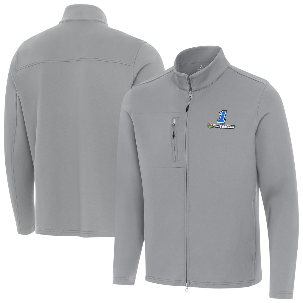 Ross Chastain Antigua Objection Full-Zip Jacket - Gray