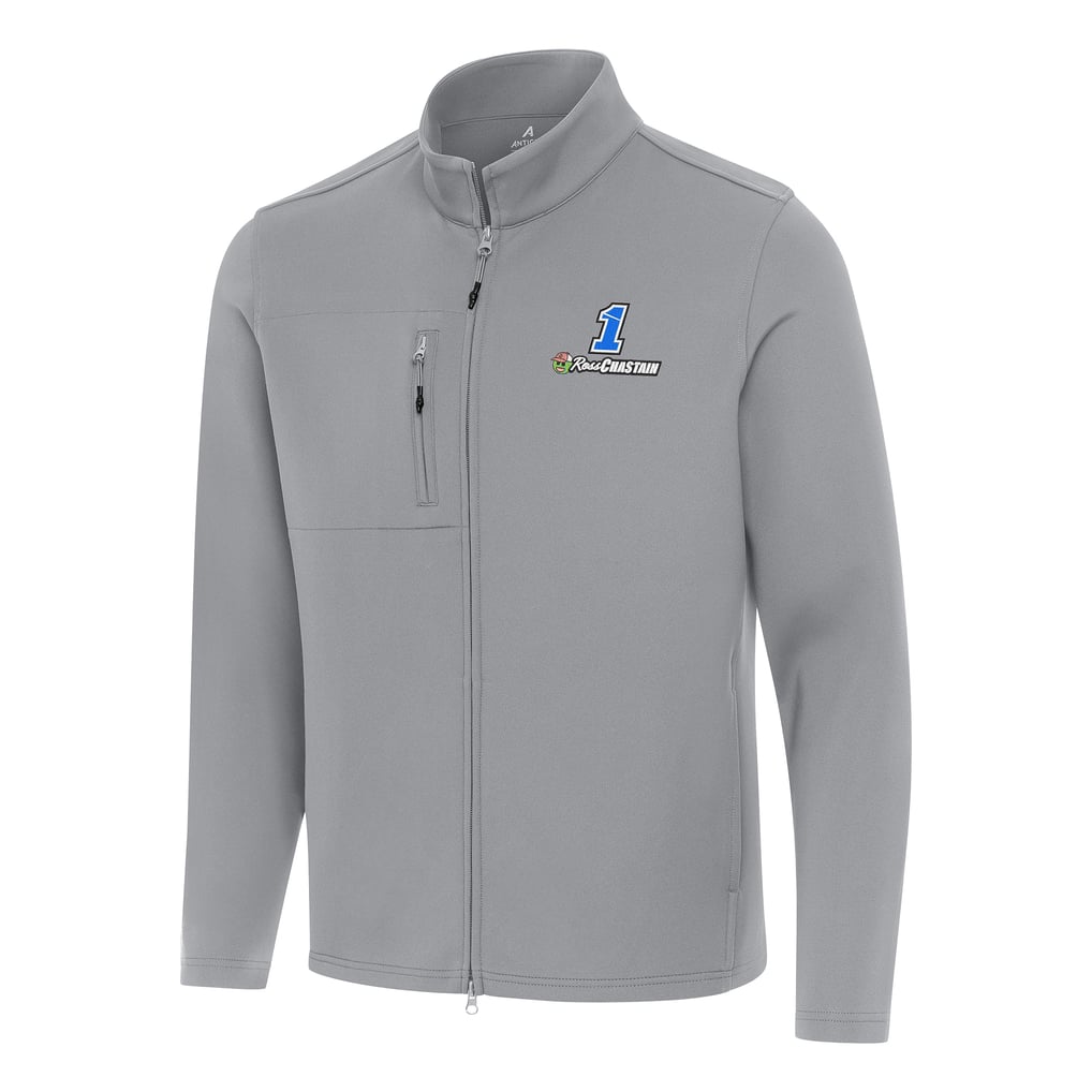 Ross Chastain Antigua Objection Full-Zip Jacket - Gray