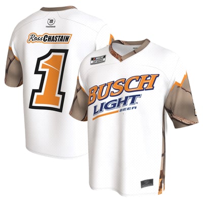 Ross Chastain ProSphere Football Jersey - White