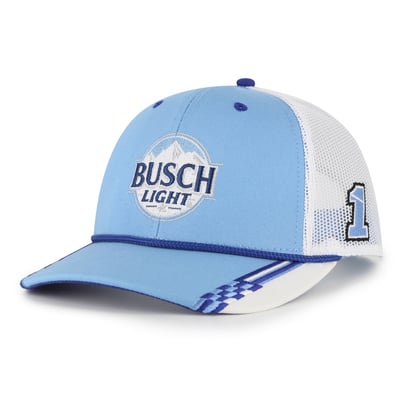 Ross Chastain The Game Checkered Bill Rope Adjustable Hat - Light Blue