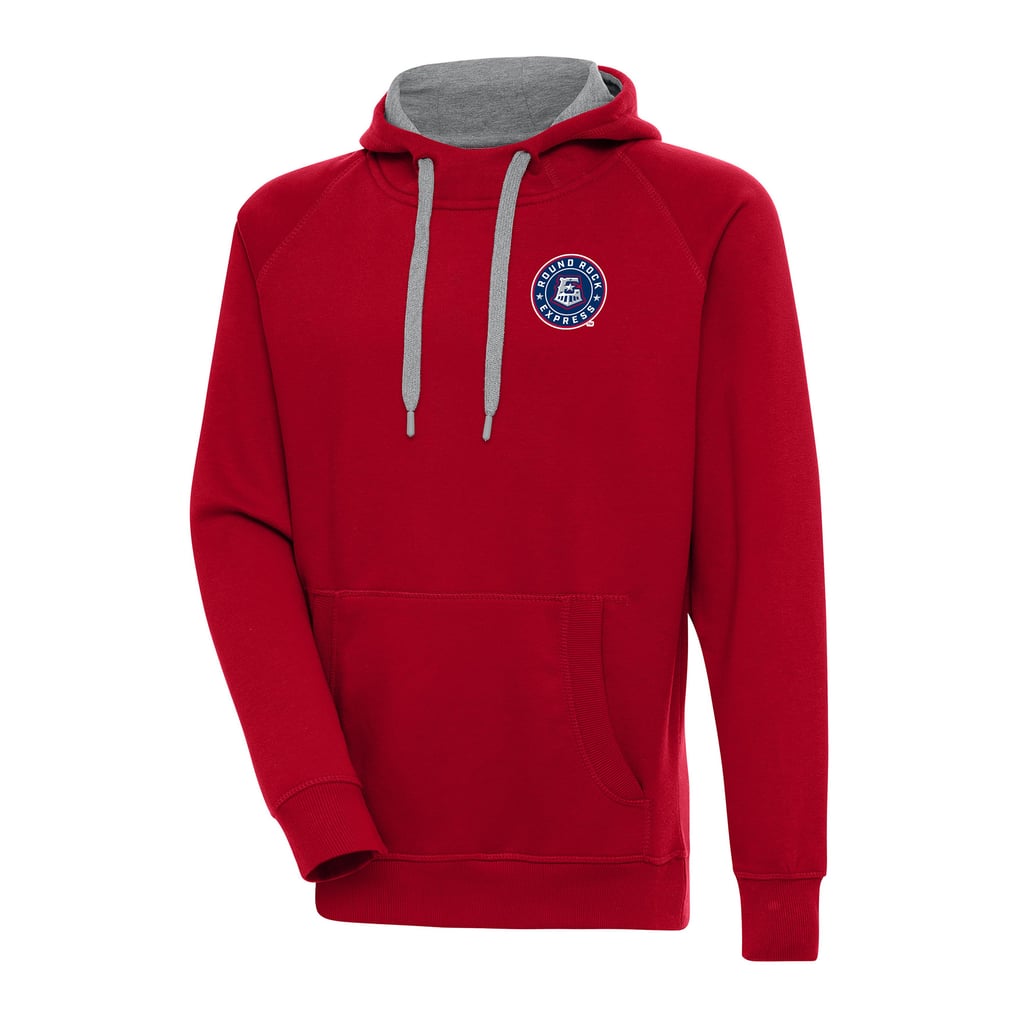  Round Rock Express Antigua Victory Pullover Hoodie - Red