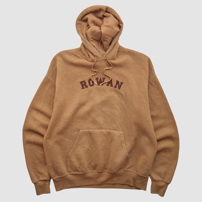 Rowan Profs Jansport 2000s Hooded Pullover Sweatshirt - Clay - XL by Fanatics Real Vintage