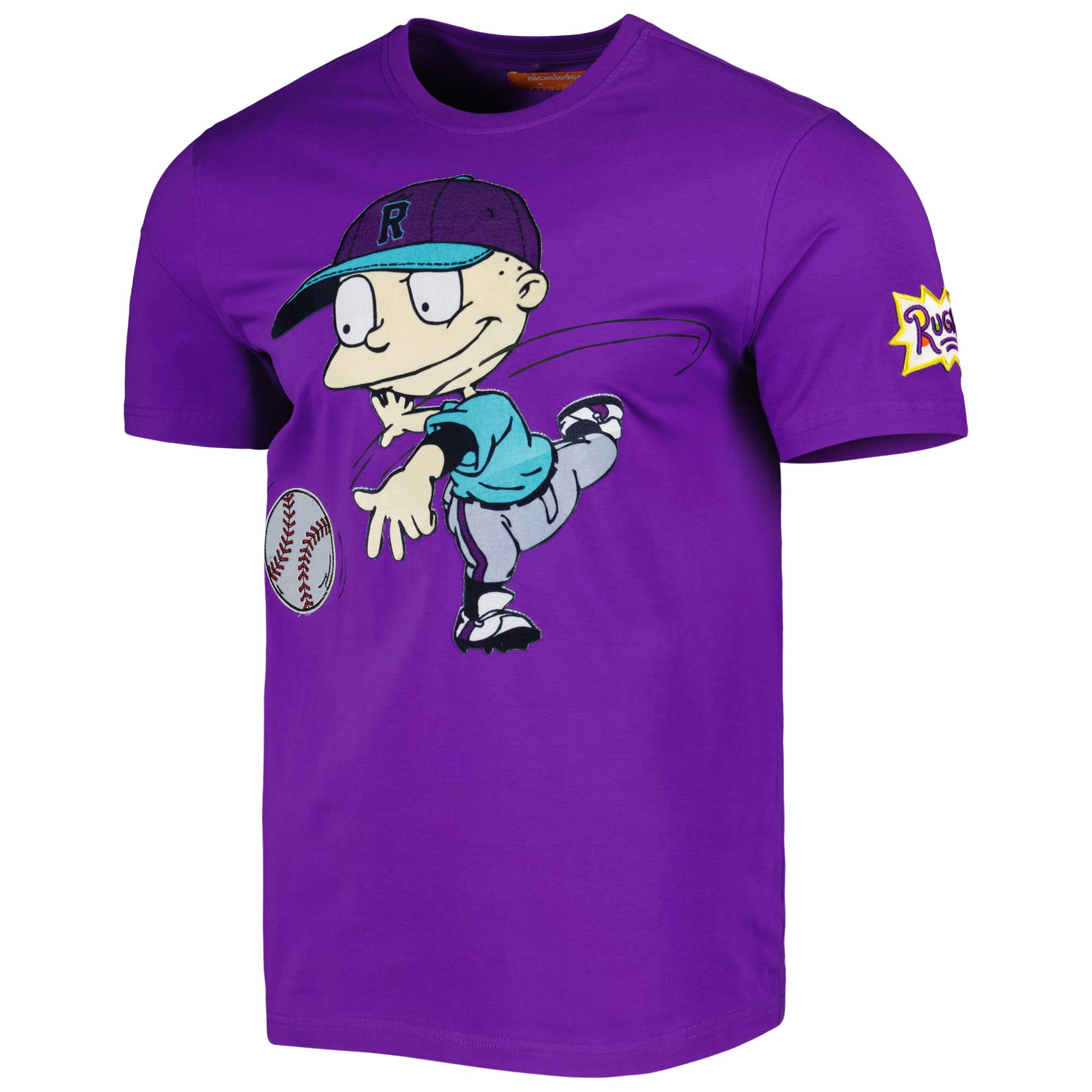 Rugrats Freeze Max Tommy Pickles Pitcher T-Shirt - Purple