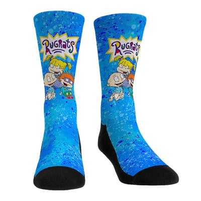  Rugrats Rock Em Unisex Trio Splat Crew Socks