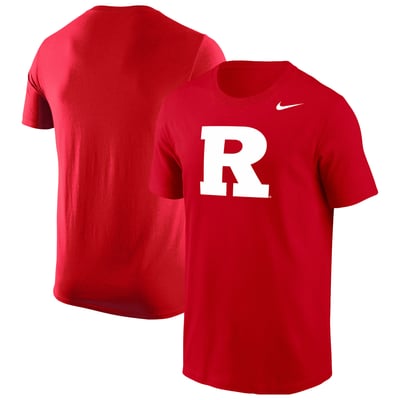 Rutgers Scarlet Knights Nike School Logo T-Shirt - Scarlet