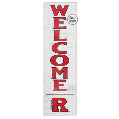 Rutgers Scarlet Knights 10'' x 35'' Indoor/Outdoor Welcome Sign