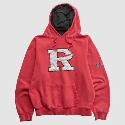 Rutgers Scarlet Knights Colosseum 2010s Hooded Pullover Sweatshirt - Red - M by Fanatics Real Vintage