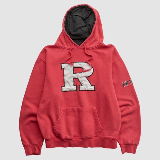 Rutgers Scarlet Knights Colosseum 2010s Hooded Pullover Sweatshirt - Red - M by Fanatics Real Vintage