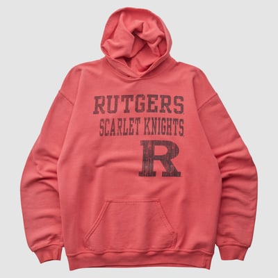 Rutgers Scarlet Knights Gildan 2010s Hooded Pullover Sweatshirt - Red - S by Fanatics Real Vintage