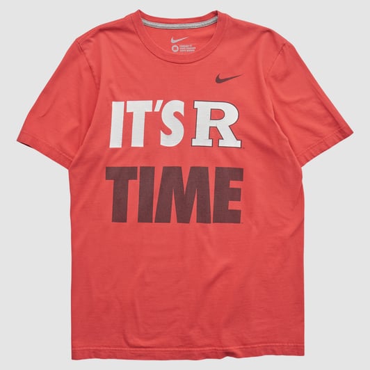Rutgers Scarlet Knights Nike 2010s T-shirt - Red - S by Fanatics Real Vintage