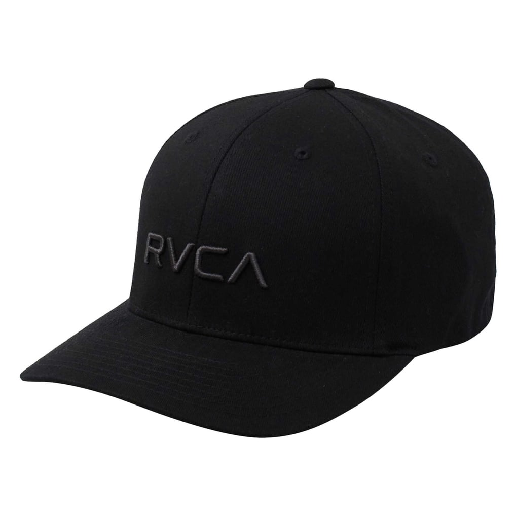 RVCA Logo Flex Hat - Black