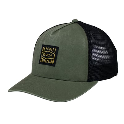 RVCA Dayshift Canvas Trucker Hat - Green