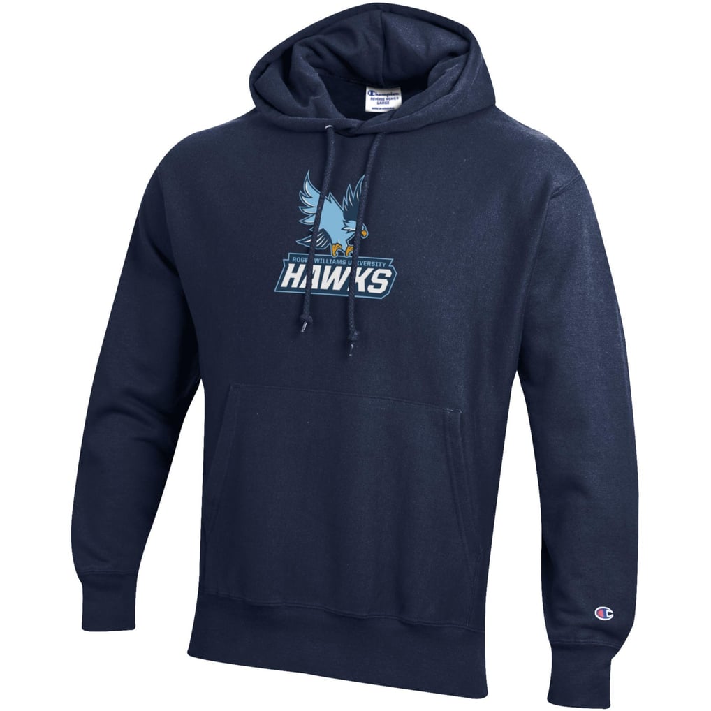Roger Williams University Champion Reverse Weave Fleece Pullover Hoodie - Navy
