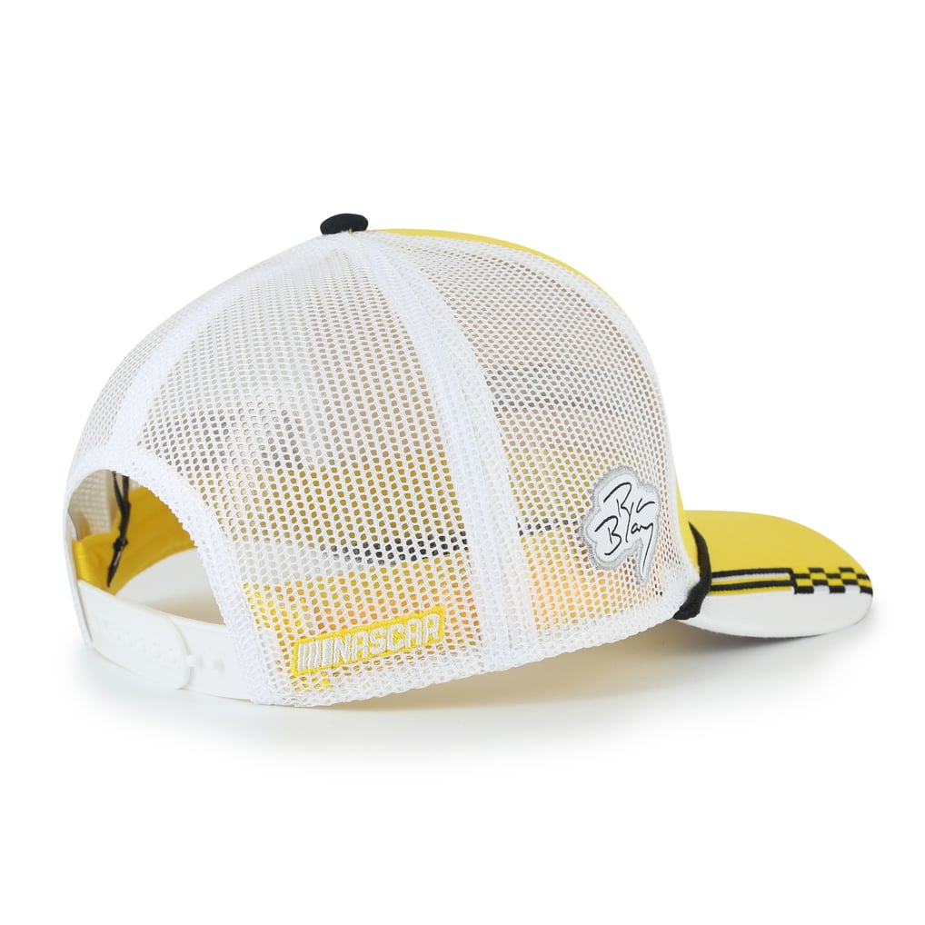 Ryan Blaney The Game Checkered Bill Rope Adjustable Hat - Yellow