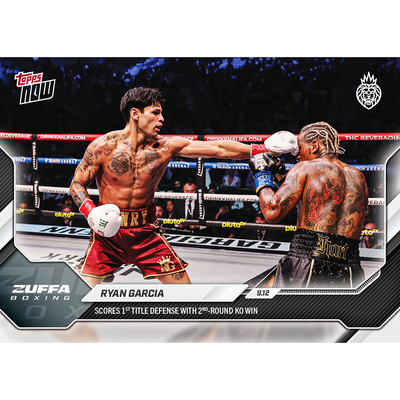 Ryan Garcia - 2026 Boxing Topps NOW® - Card RGAR - LOOK FOR AUTOS