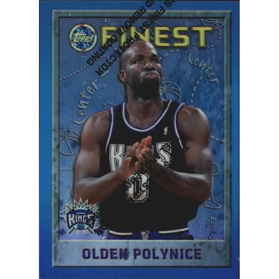 1995-96 Finest Refractors #89 Olden Polynice