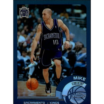 2002-03 Topps Chrome Refractors #61 Mike Bibby