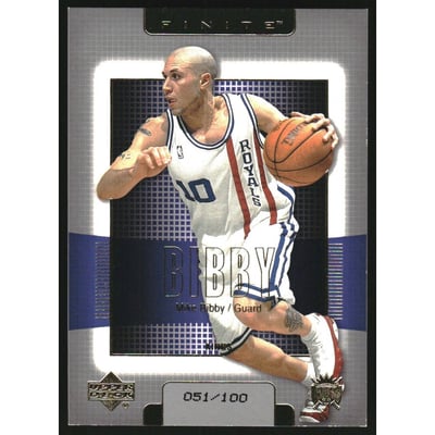 2003-04 Upper Deck Finite Gold #162 Mike Bibby