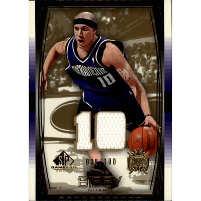 2004-05 SP Game Used Parallel #85 Mike Bibby JSY