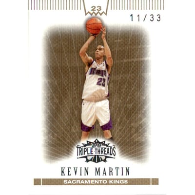 2007-08 Topps Triple Threads Gold #60 Kevin Martin