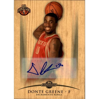 2008-09 Topps Hardwood Rookie Autographs #123 Donte Greene