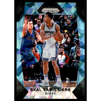 2017-18 Panini Prizm Prizms Blue Ice #22 Skal Labissiere