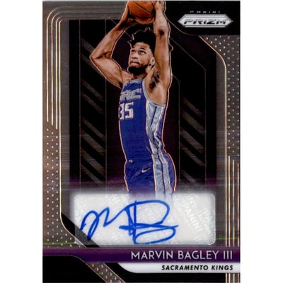 2018-19 Panini Prizm Rookie Signatures #2 Marvin Bagley III